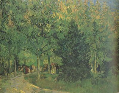 Vincent Van Gogh A Lane in the Public Garden at Arles (nn04) Germany oil painting art